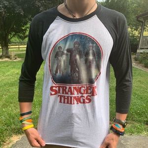 Stranger Things, Medium, Long Sleeve T-Shirt